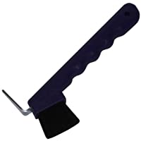 Bitz - Limpiacascos con cepillo para caballos